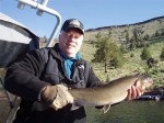 Client Dave Bishop with his 7 LB.+ bull from a guide trip.